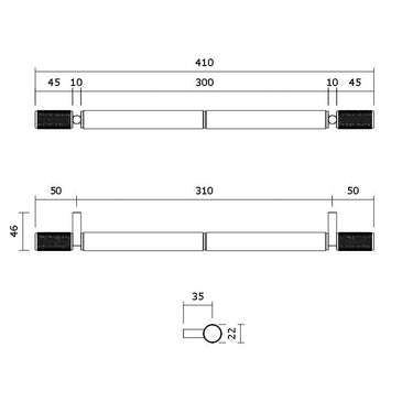 ARTISAN Furniture Pull Up Bar AP410 Stainless Steel