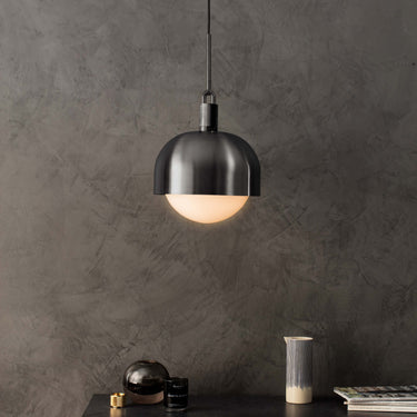 Forked Pendant Shade Globe Opal Large