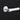 Solid Double Sprung Door Handle PBL 15/50