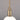 Forked Pendant Globe Opal Medium