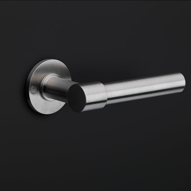 Solid Double Sprung Door Handle PBL 15/50