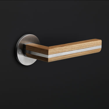 Solid Double Sprung Door Handle PBL 22/50