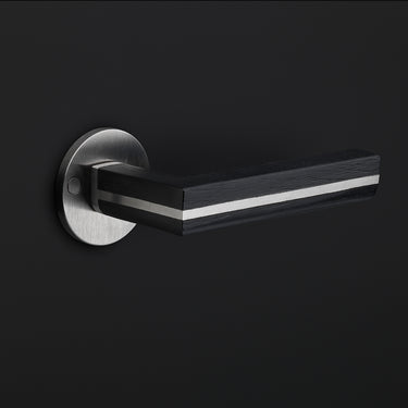 Solid Double Sprung Door Handle PBL 22/50