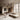 Temple Coffee Table, Tall - Chrome / Limestone