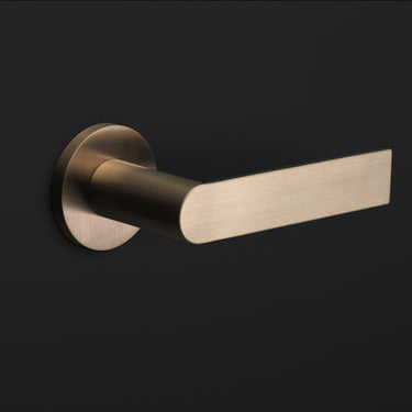 Solid Sprung Door Handle PBA100-G