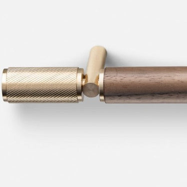 ARTISAN Furniture T-Bar AT590 Real Bronze & Walnut Wood