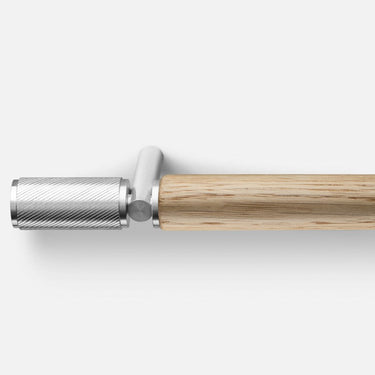 ARTISAN Furniture Pull Up Bar AP260 Stainless Steel & Natural Oak Wood